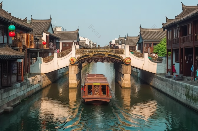 江苏省无锡清名桥古运河景区,高清,摄影图,摄影图片,图片大全,摄影图免费下载